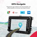 GPS-navigatiesysteem met kaarten van Google Maps, Sygic en Waze.