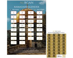 Ramadan aftelkalender - decoratie - ramadandecoratie - 30 dagen - ramadan versiering - ramadankalender - met dagelijkse reminders - Ramadan Mubarak | Ramadan planner