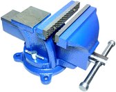 Bankschroef 360° draaibaar met aambeeld werkbank schroef 125mm stalen kaken