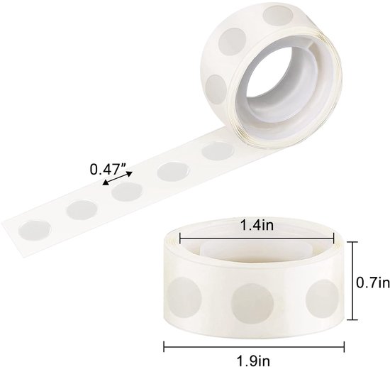 5er Pack Herma 1061 Nachfüllkassette für (Kleberoller, ablösbar, 9mm x