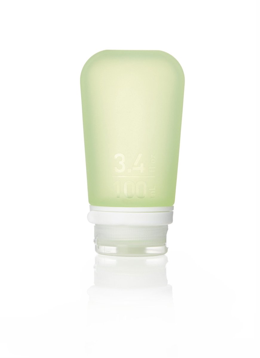 Human Gear - GoToob+ - reisflesje - flacon - herbruikbaar - lekvrij - lichtgewicht - Large - 100ML - Green