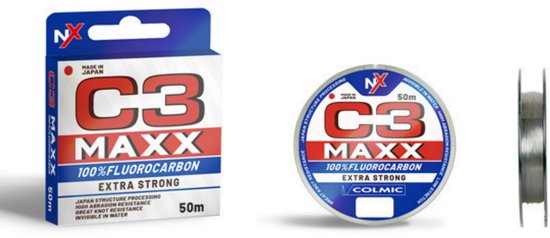 Colmic C3 MAXX Fluor Carbon Fluorocarbon 28/00 Lijn Onderlijnmateriaal Sterke Fluo Vislijn Onderlijn van Colmic — afbeelding 5