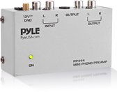 Pyle Phono Platenspeler Voorversterker - Mini Elektronische Audio Stereo Fonograaf Voorversterker met RCA Ingang, RCA Uitgang en Geluidsarme Werking, 12 Volt DC Adapter