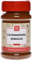 Poivre de Cayenne moulu | Spreader 130 grammes | Van Beekum Specerijen