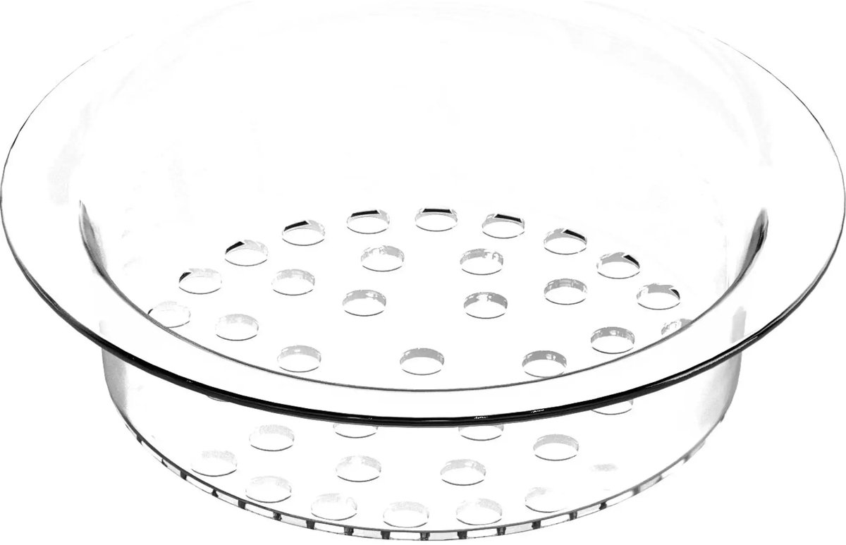 AMT Gastroguss Stoominzet van hittebestendig glas – Ø 24 cm – Multifunctioneel gebruik
