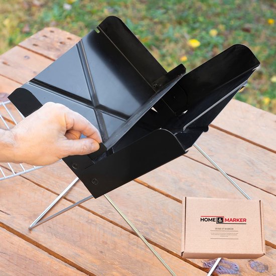 Home & Marker - Opvouwbare Barbecue - Draagbare Barbecue - Opvouwbare BBQ - Camping BBQ - Camping Barbecue - Mini Barbecue - GRILLOMATE van GRILLOMATE — afbeelding 3