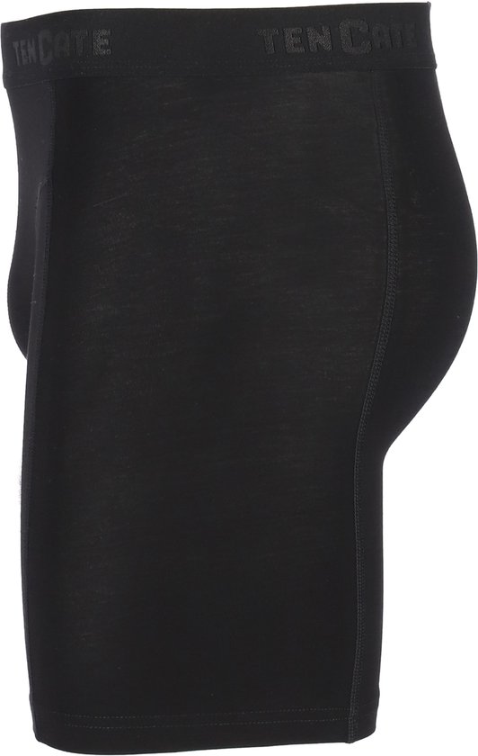 ten Cate Basics men shorts longs en viscose de bambou (pack de 4) - boxers pour hommes jambes longues - noir - Taille: M