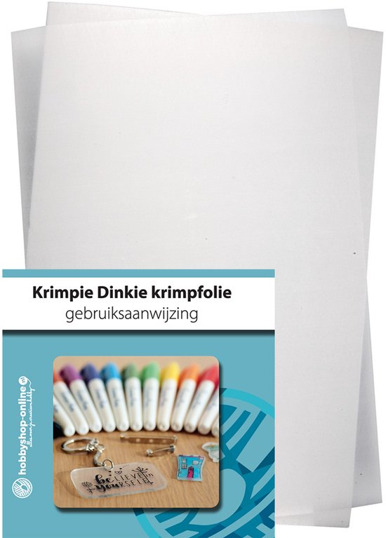 Krimpie Dinkie krimpfolie sanded (5 vellen)