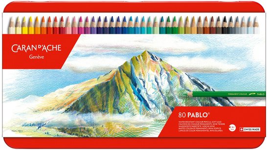Caran d’ache pablo kleurpotlood 80 stuk(s)