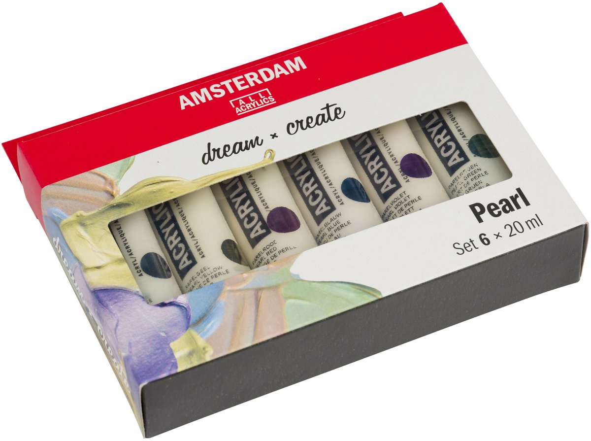 Amsterdam Standard Series acrylverf parelmoer set | 6 × 20 ml — afbeelding 7