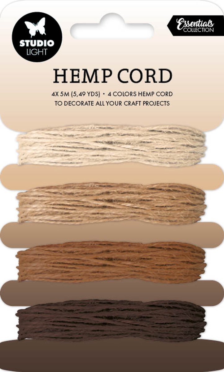 Hemp Cord Shades of brown- essentials nr. 10