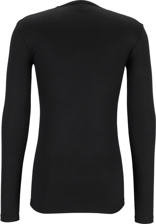 Ten Cate thermo t-shirt lange mouwen v-hals zwart voor Heren | Maat M — afbeelding 3