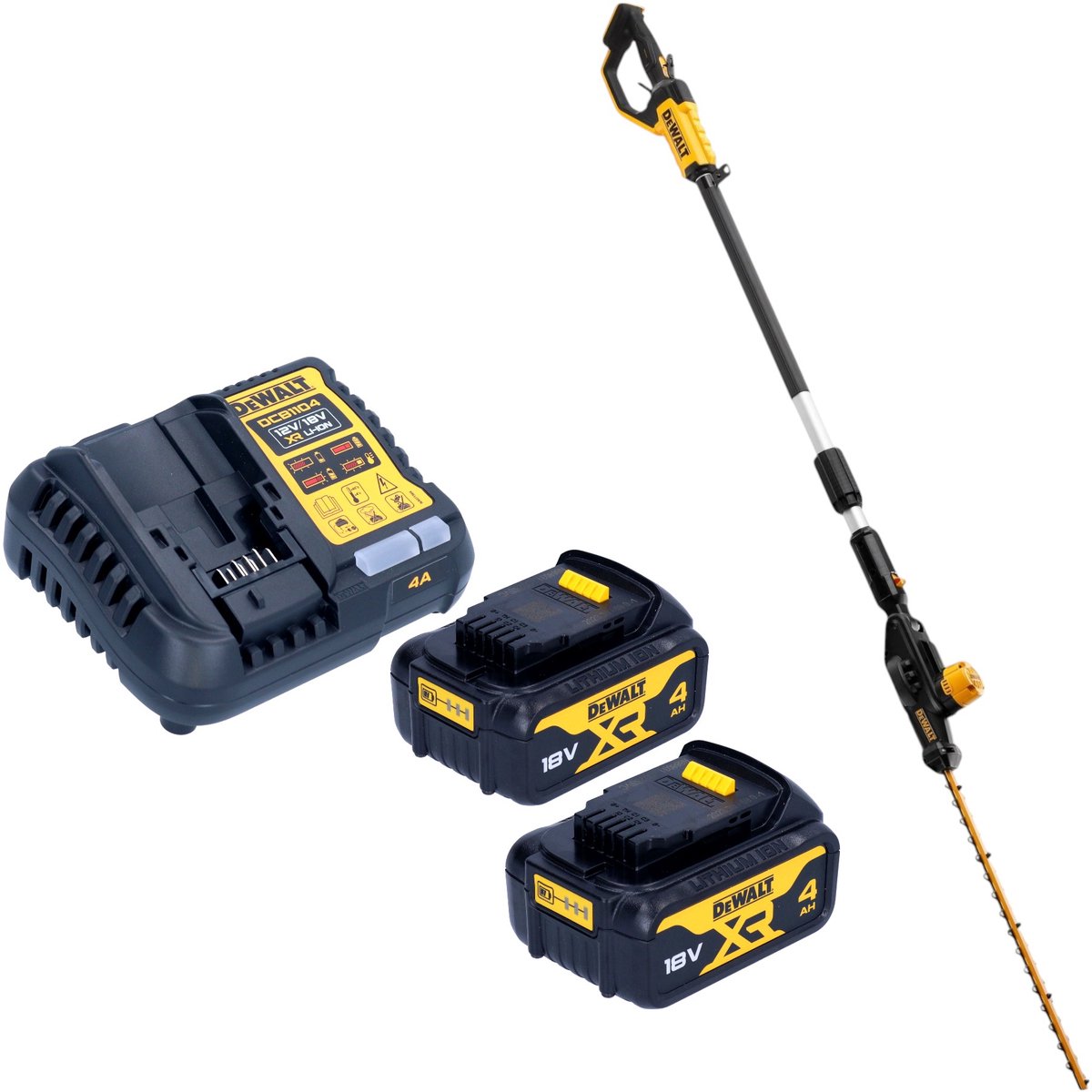 DeWalt DCMPH 566 M2 accu heggenschaar 18 V 55 cm + 2x accu 4.0 Ah + lader