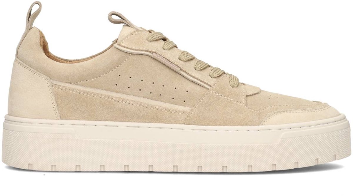 PS Poelman IVAR Heren Sneakers - Beige Met Combinatie - Maat 43