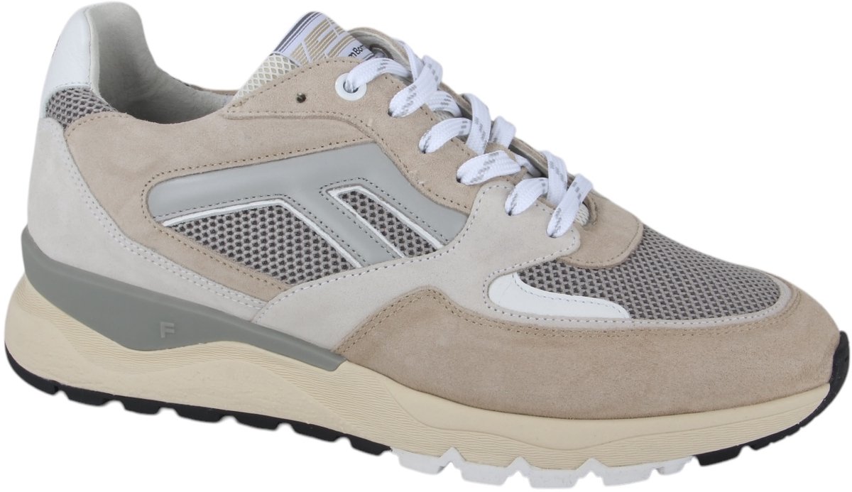 Floris Van Bommel Sfm-10154 De Treener Sneakers - Leer - Heren - Beige - Maat 45⅓