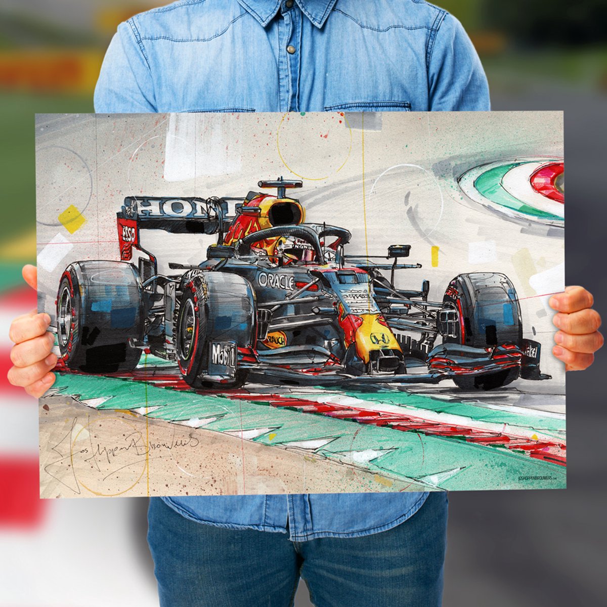 Formuleracing poster 70x50 cm