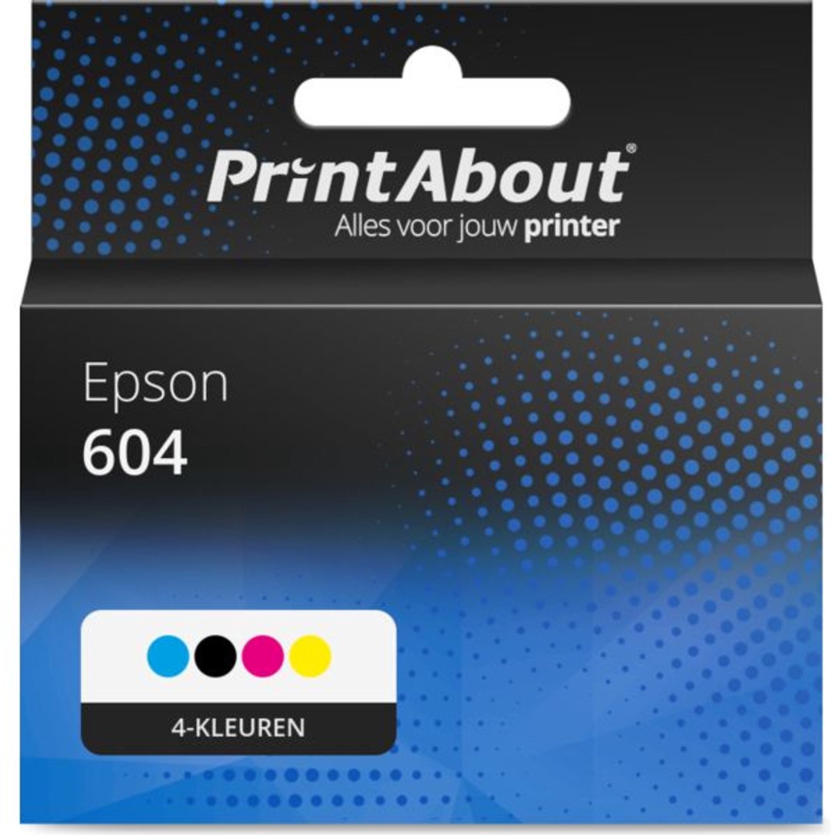 PrintAbout huismerk Inktcartridge 604 (C13T10H64010) 4-kleuren Multipack geschikt voor Epson