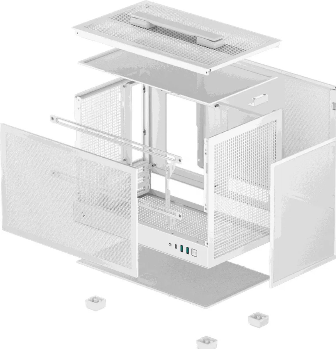 Deepcool Ch160 Mesh - Sff Mini-Itx - Geen Voeding (Atx, Sfx, Sfx-L) - 1X 2.5", behuizing - afbeelding 8