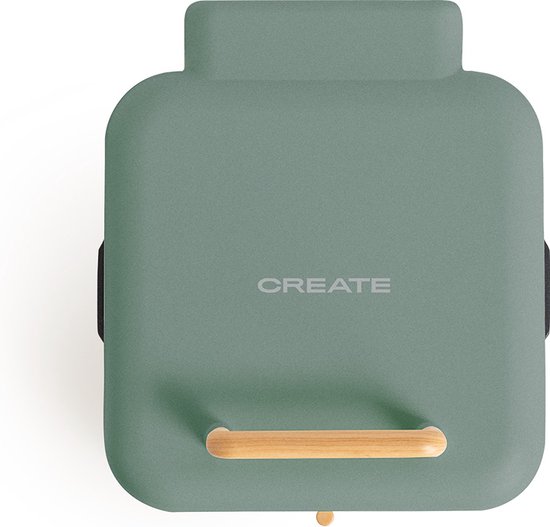 CREATE Stone Studio Pro Multifunctionele Grill - 180 Graden Open, 1400W, Temperatuurregeling, Anti-aanbak (Zwart)