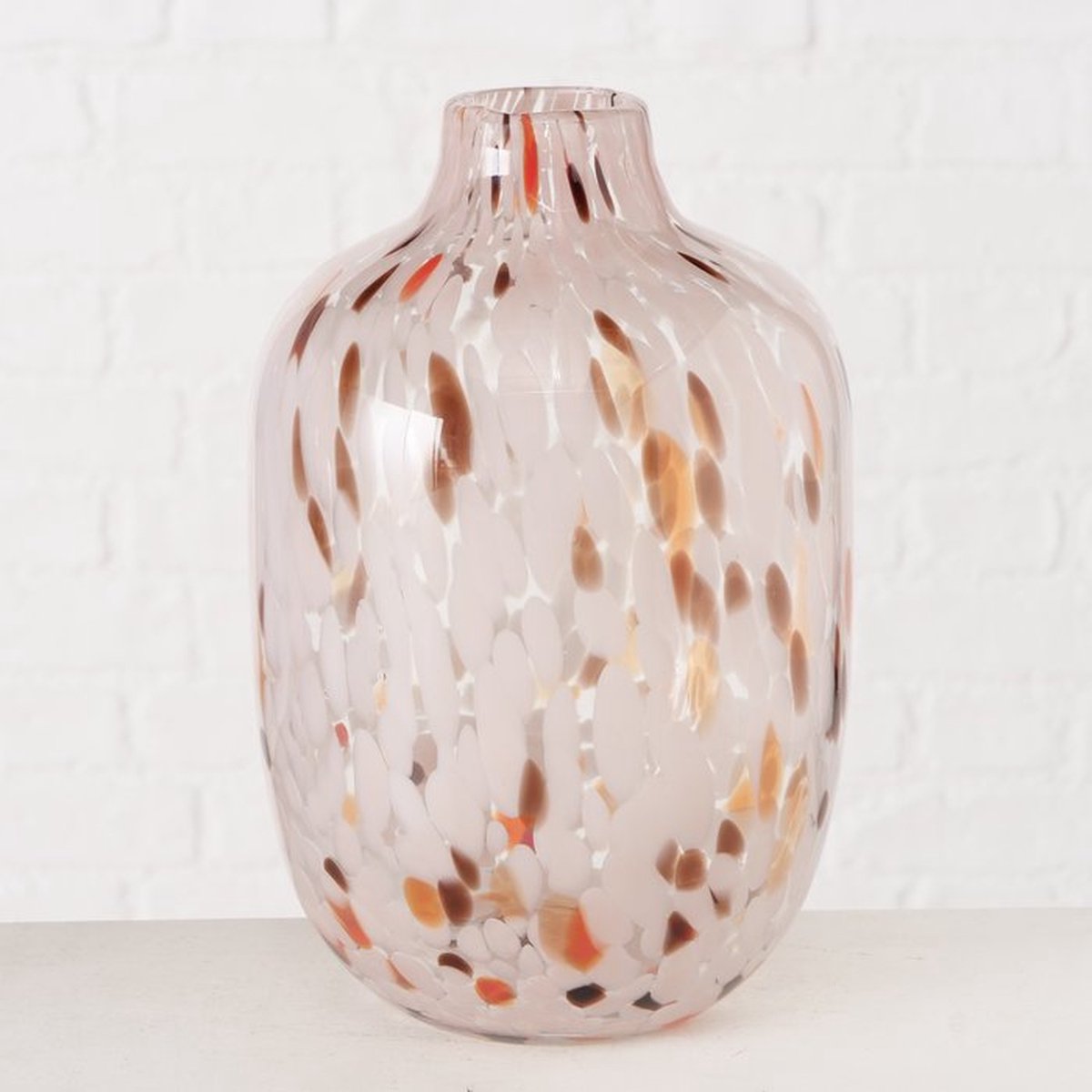 Vaas Cheetah Luipaard Glas Boltze Home Ø15 x 26cm