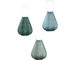 Lumiz Tuinverlichting op zonne energie - Solar tuinverlichting - Lumiz Solar Lampion - Tulip Set - 3 stuks