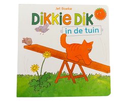 Dikkie Dik in de Tuin - Kartonnen Boek - Jet Boeke -Voorleesboekje - Prentenboek Dikkie Dik in de Tuin - Kartonnen Boek - Jet Boeke -Voorleesboekje - Prentenboek