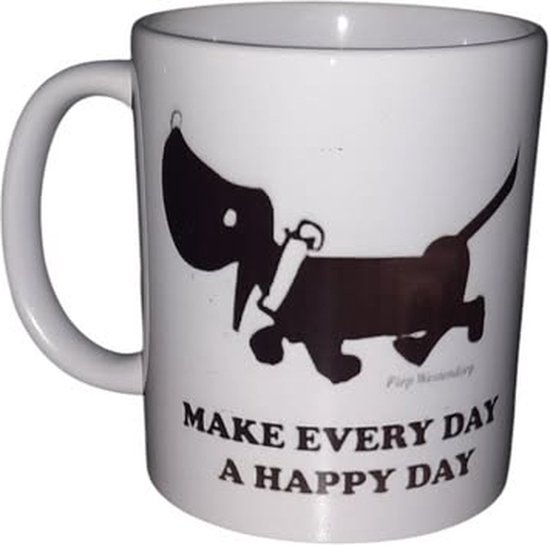 Teckel Mok, Ik Hou Mijn Teckel Beker, Grappige Honden Mok, Cadeau Voor Hondenliefhebber Hondenras Mok Honden Liefde Mok