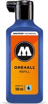 Molotow ONE4ALL™ - 180ml Donkerblauwe navul Inkt op acrylbasis