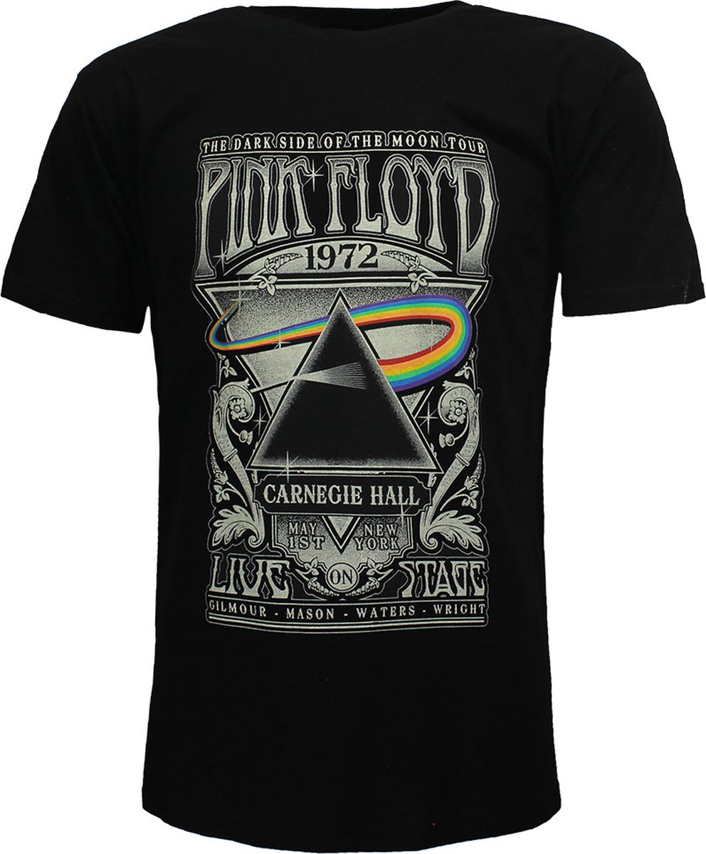 Pink Floyd Carnegie Hall Live Poster T-Shirt - Officiële Merchandise - XL