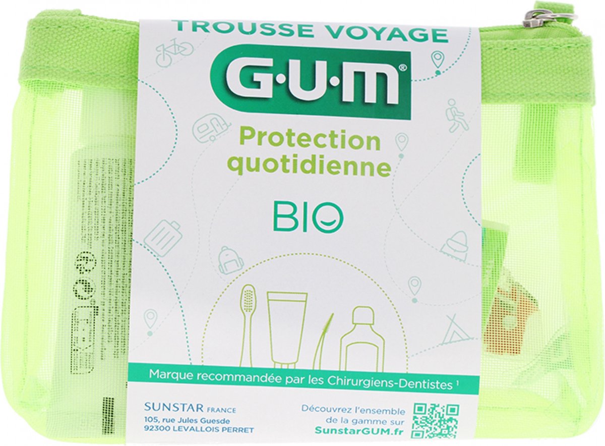 GUM Organic Dagelijkse Bescherming Reisset