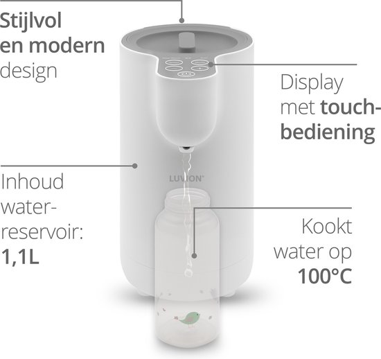 LUVION® EasyMix Water Dispenser Wit - Instant warmer van Luvion — afbeelding 4