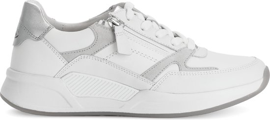 Sneaker Donna Gabor Rollingsoft Sensitive 66.965.50 - Pelle Liscia, Suola Leggera, Plantare Intercambiabile, Comode