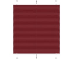 vidaXL - Plissé - rolgordijn - 120x100cm - stofbreedte - 119,4cm - bordeauxrood
