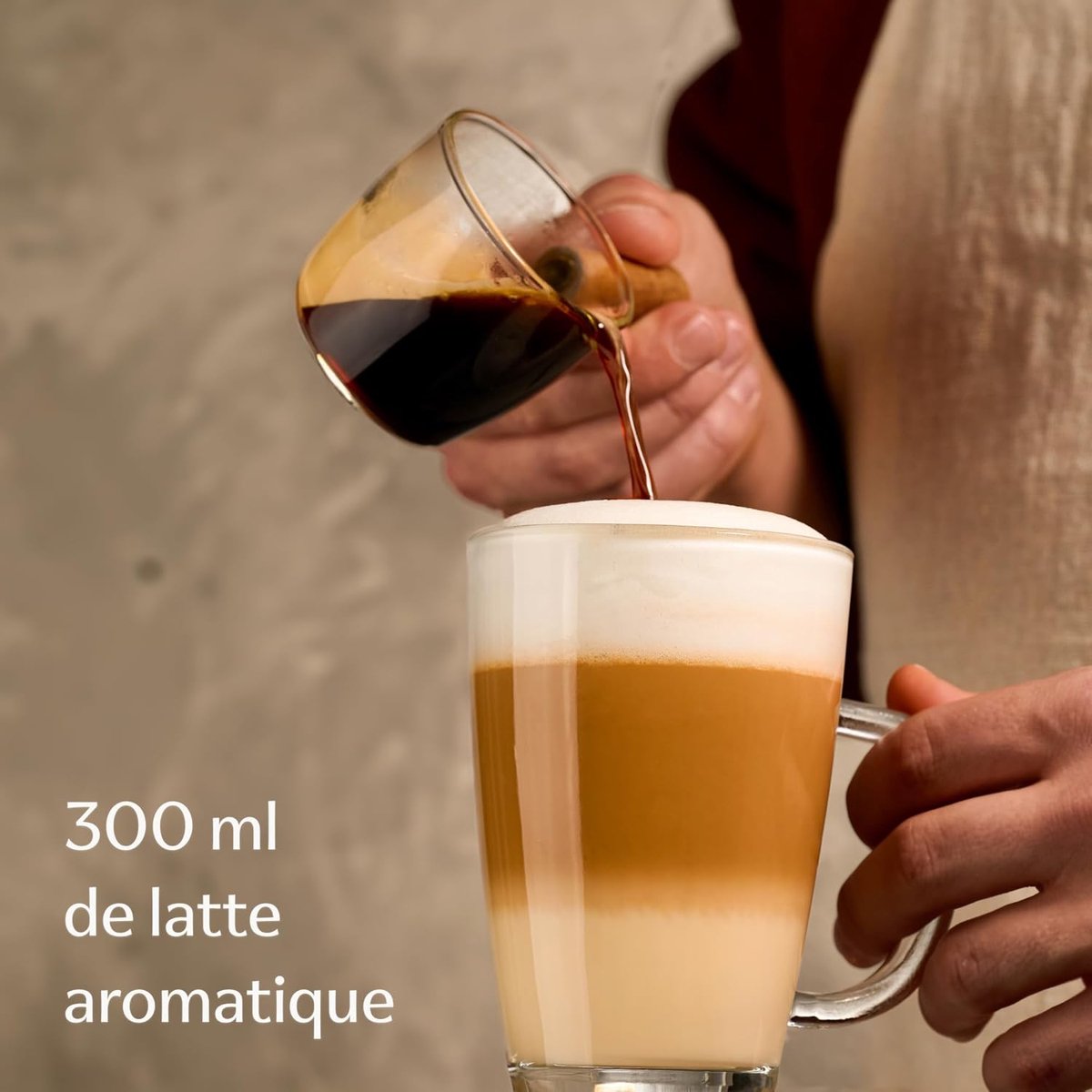 BEY-6 Verres à Latte Macchiato 300 ML Avec Anse Verres à Café