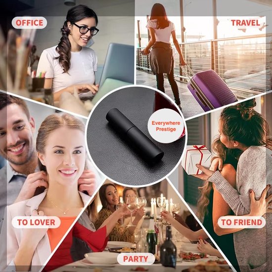 iamPrestige, Voordeel pack Travel box ToGo Black Shampoo, Facewash, BodyWash, Parfum