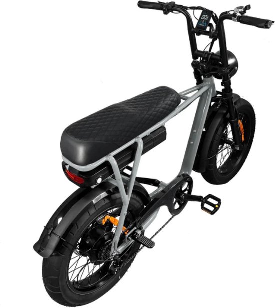 7GO EB2 - Elektrische Fatbike - Grijs - Tot 75 km Actieradius - Hydraulische Schijfremmen - Lage Instap - Shimano 7 Versnellingen van 7GO — afbeelding 4