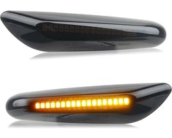 XEOD Dynamische LED richtingaanwijzer geschikt voor BMW 1 Serie - 3 Serie - 5 Serie - X1 - X3 - Canbus - Geen hyperflashing - Smoked -2 Stuks