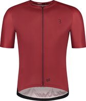 BBB Cycling ComfortFit R - Duurzaam Fietsshirt Heren Korte Mouw - 15-25 °C - Ademend MTB en Wielrenshirt - 3 Achterzakken - Rood