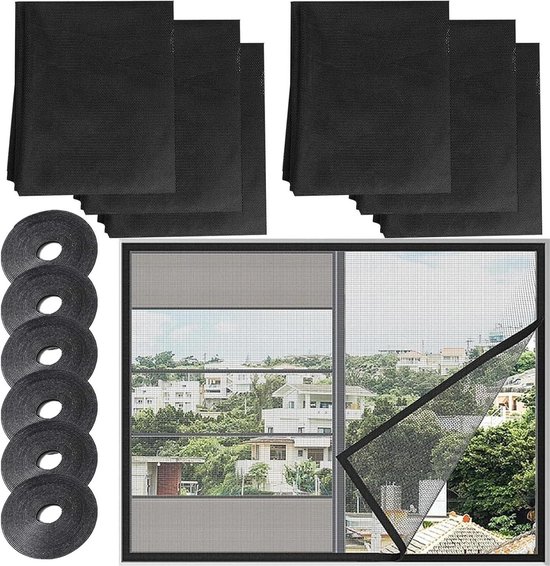 MAGICDOOR Magnetisch vliegengaas van glasvezel, 155 x 290 cm