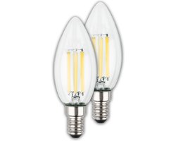 BRILONER - Ultra Efficient LED Lamp - 2 stuk - EEK A - E14 - Ø3.5cm
