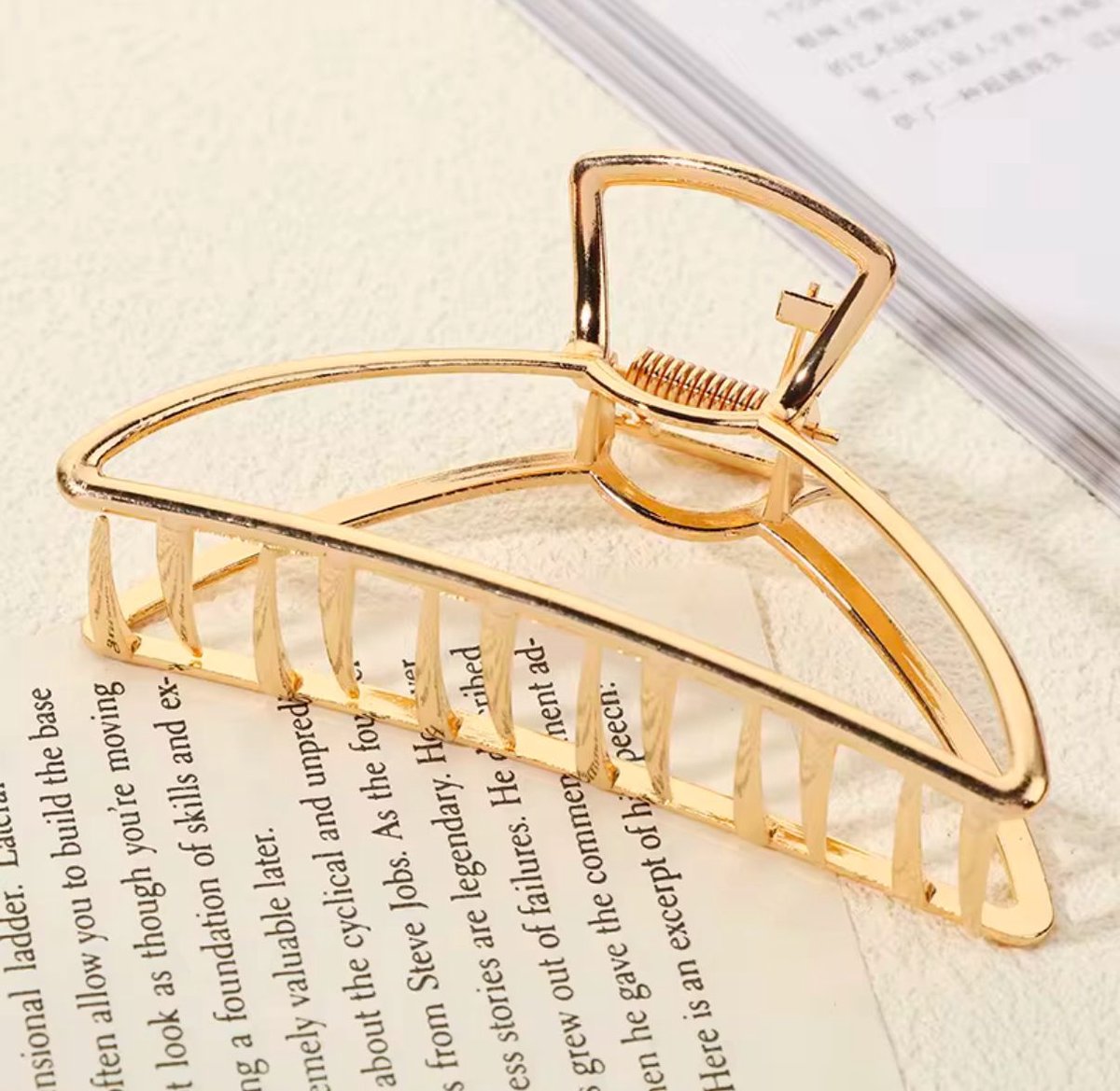 SEVENMOON® Luxe Haarklem - Metalen klauw haarspeld - haarklip
