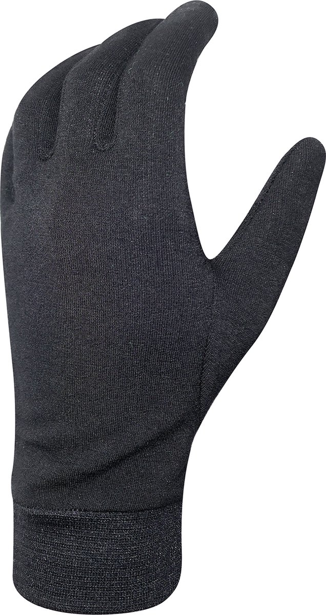 Chiba handschoen Merino - maat L - Zwart - Met Merinowol