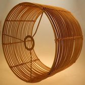 Abat-jour en rotin suspendu luminaire Vintage tissé pendentif