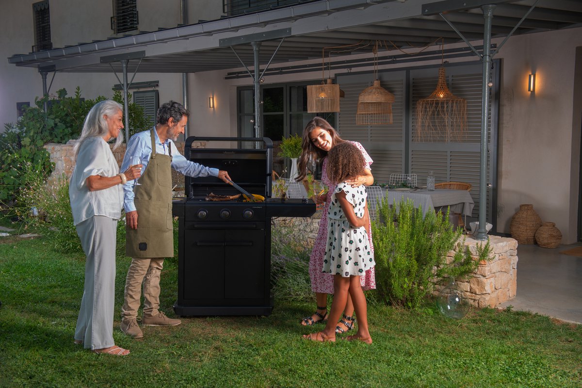 Campingaz 3 Series Onyx S gasbarbecue met zijbrander – modulaire BBQ – 5 jaar garantie – Zwart – foto 4