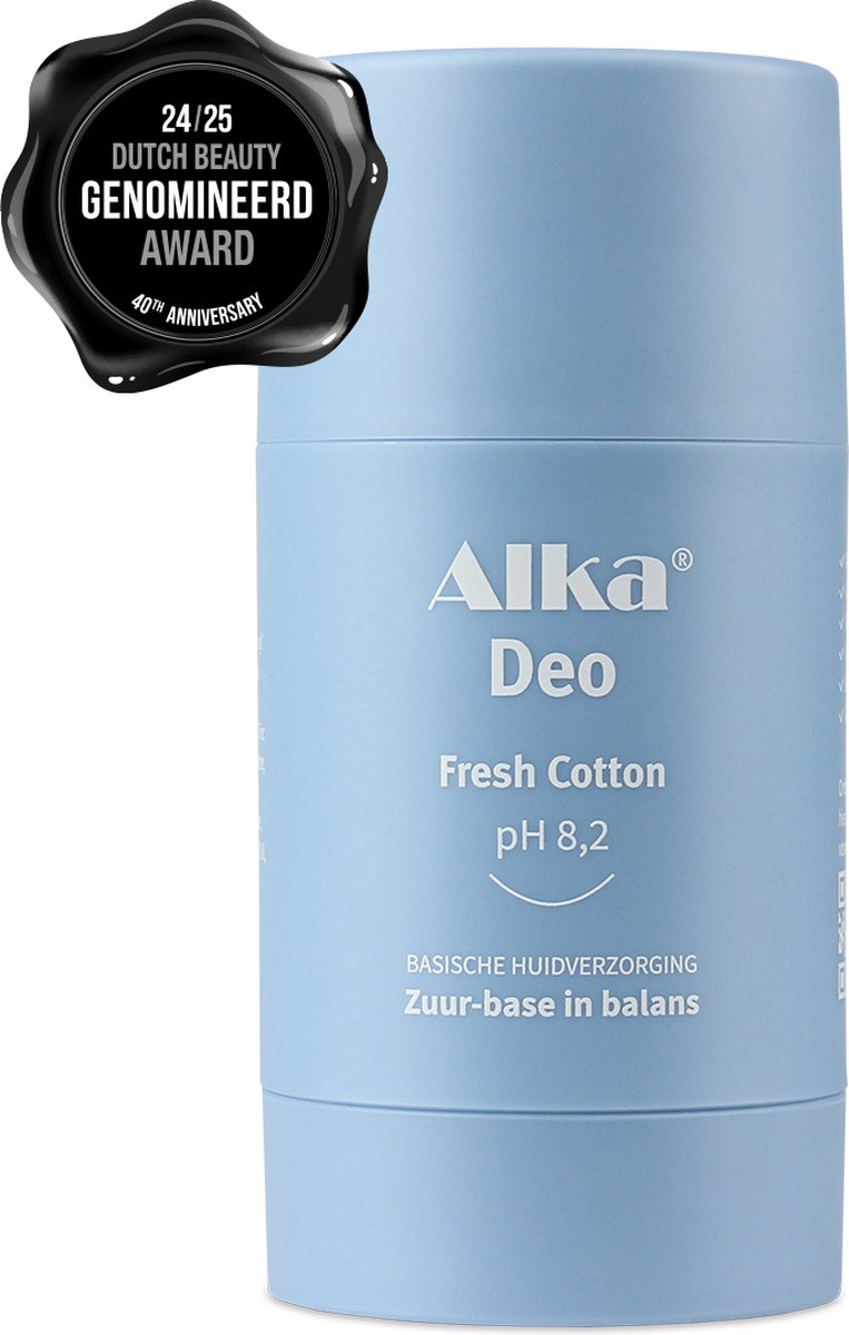 Goedkoopste Alka® Deo Fresh Cotton - 75ml - Basische Deo pH 8,2 - Vegan & Natuurlijke en Gezonde Deodorant - 0 Aluminium - Deodorant Stick - Unisex