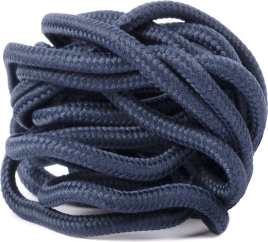 Foto: Chpn veters schoenveters donkerblauwe veters sneakerveter schoenaccessoire blauw 120cm 1 paar ronde veters