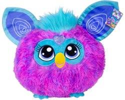 Furby (Paars/Blauw) Pluche Knuffel 20 cm - Speelgoed Knuffels voor Kinderen Jongens Meisjes - Furby Tie Dye Furblets - Furbie