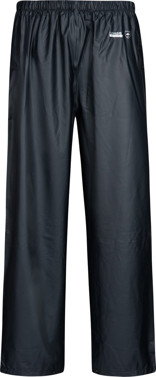 Donkerblauwe regenbroek van Lyngsøe Rainwear XXXL