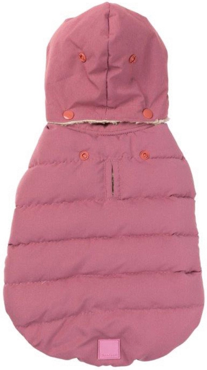 Fuzzyard Hondenjas Essential Puffer Delicaat Roze - Hondenkleding - Size 5
