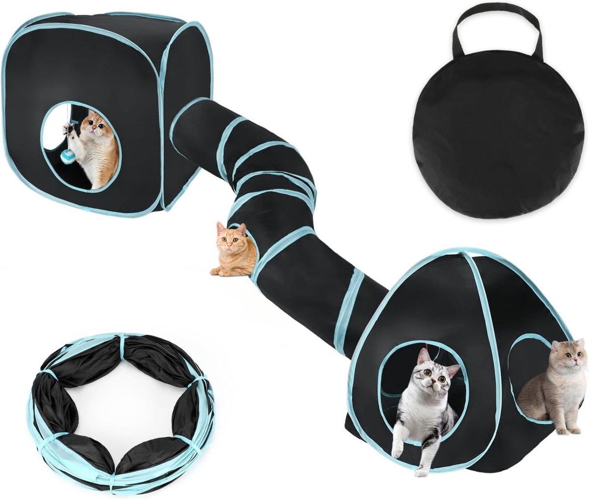 VELTRR® Kattentunnel - Katttenspeelgoed - Kattenhuis